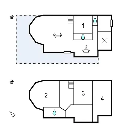4 Bedroom Awesome In Courtils